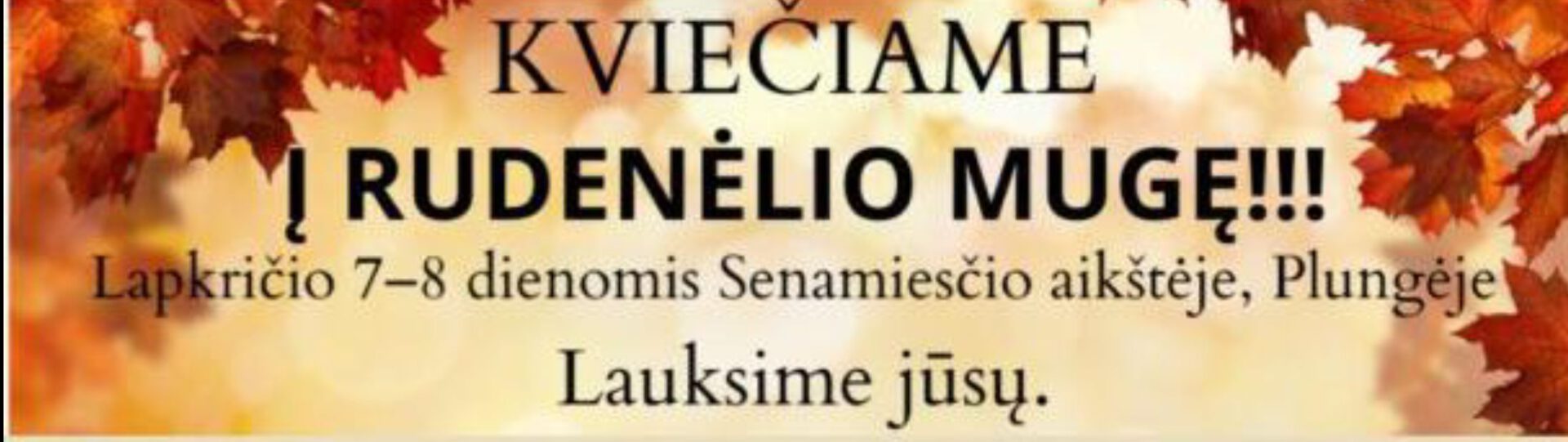 ,,Rudenėlio mugė"