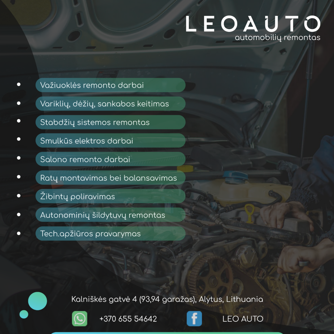 LeoAuto - automobilių remontas