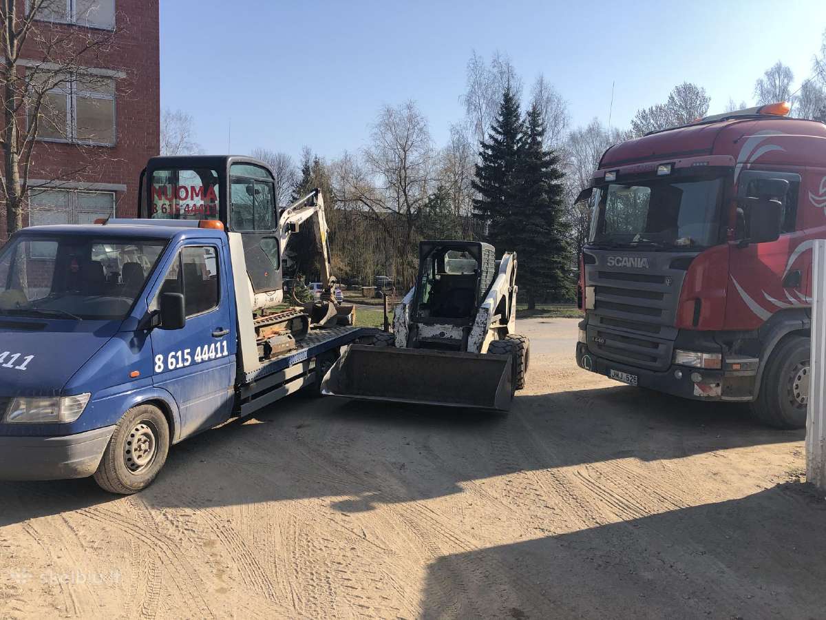 Mini ekskavatoriaus nuoma, savivarčio. Kasimo ir tranšėjos paslaugos.