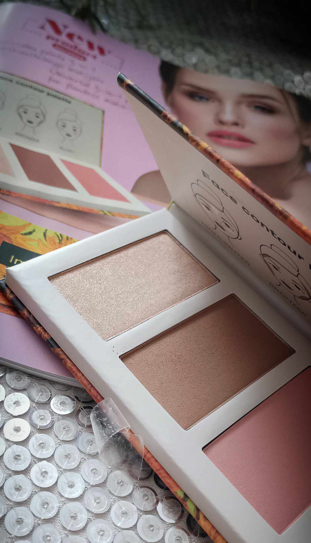 🌸Blush&amp;Powder (Impression). Veido kontūro paletė🌸