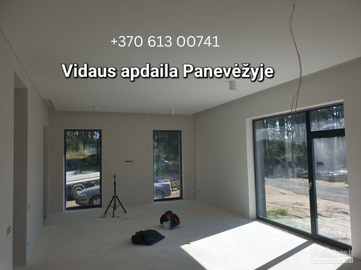 Vidaus apdaila Panevėžyje