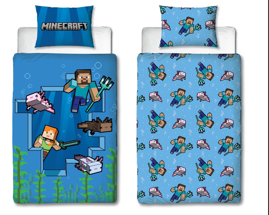 Patalynės komplektas Minecraft Pixel