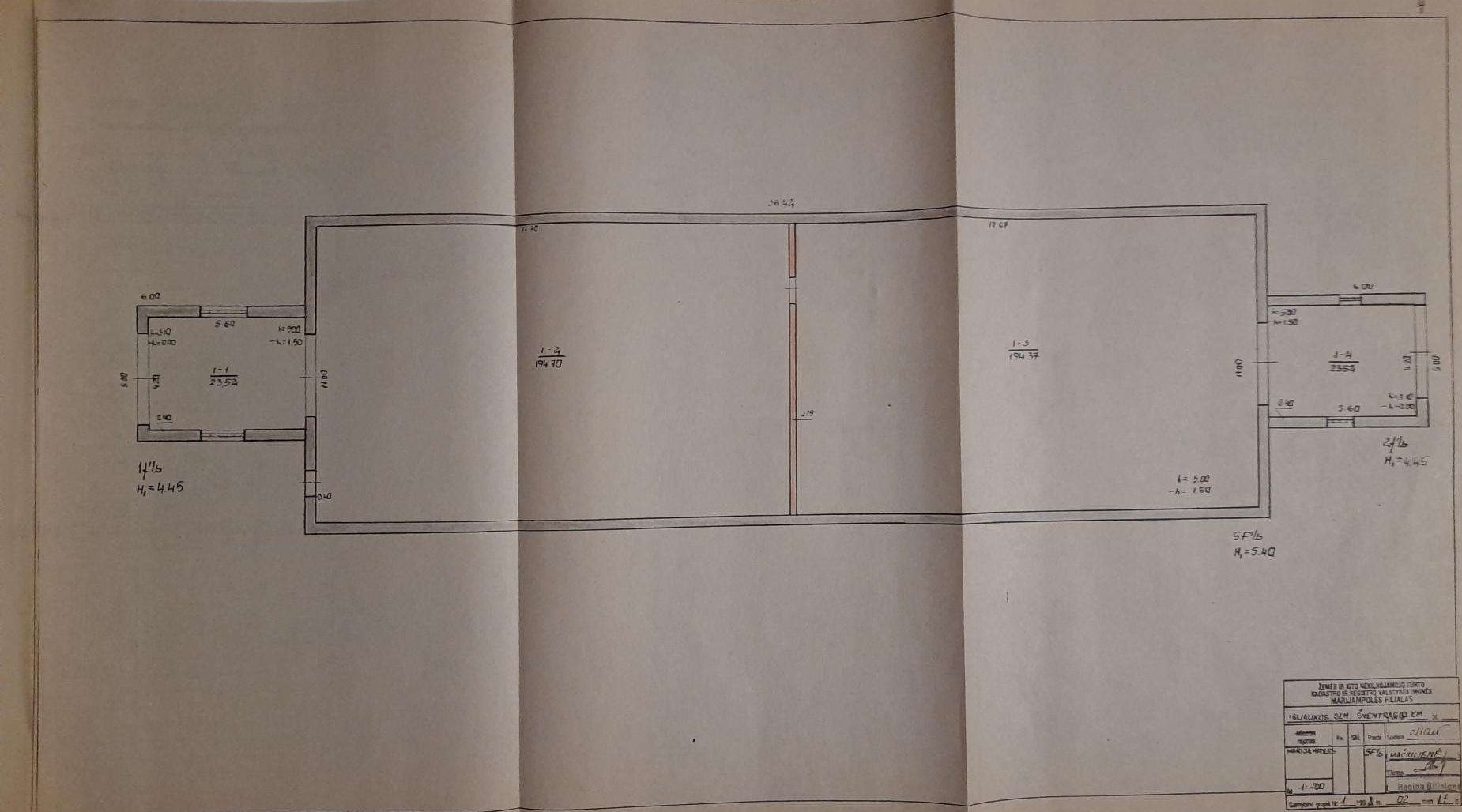 ŠAKNIAVAISIŲ SANDĖLIS - apkastas RŪSYS 436,11 kvad. m. vientiso ploto.