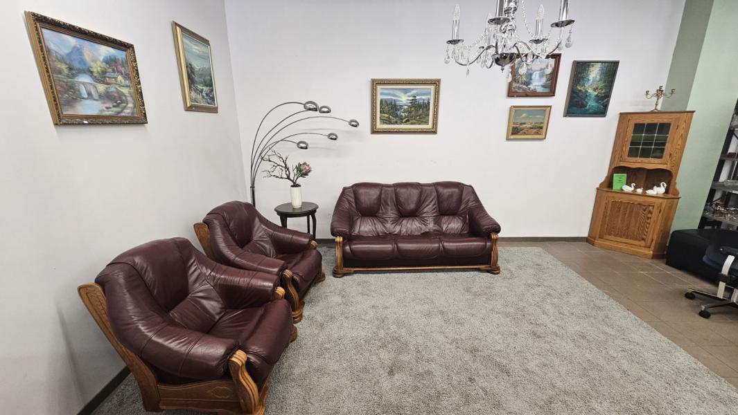 Natūralios odos komplektas
