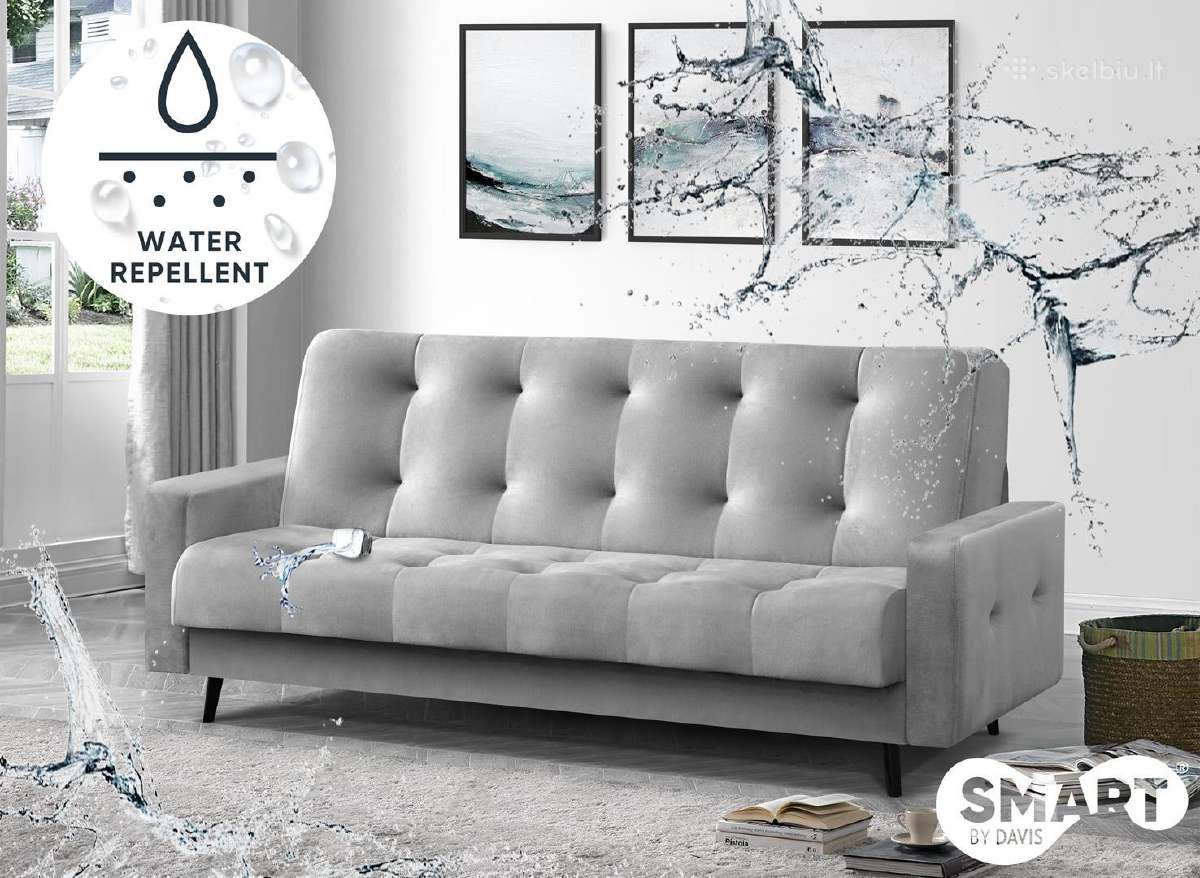 Minkšta sofa-lova „Salsa“ su dėže patalynei