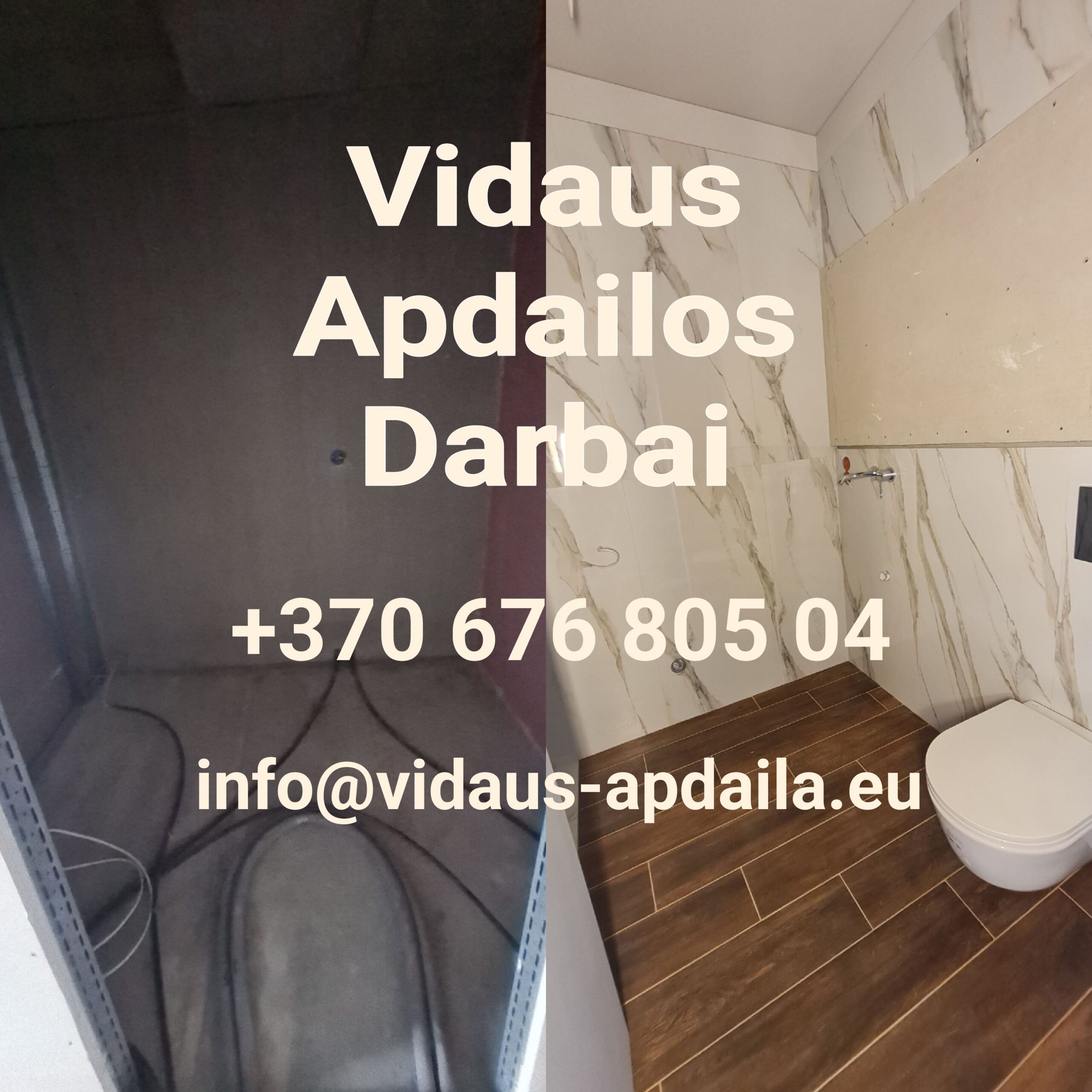 Apdailos darbai, Glaistymas, Dažymas