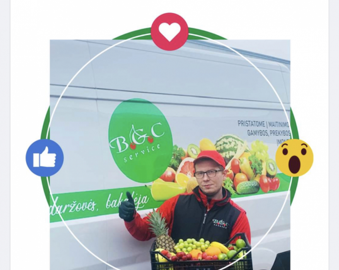 Vaisiai daržovės internetu i namus