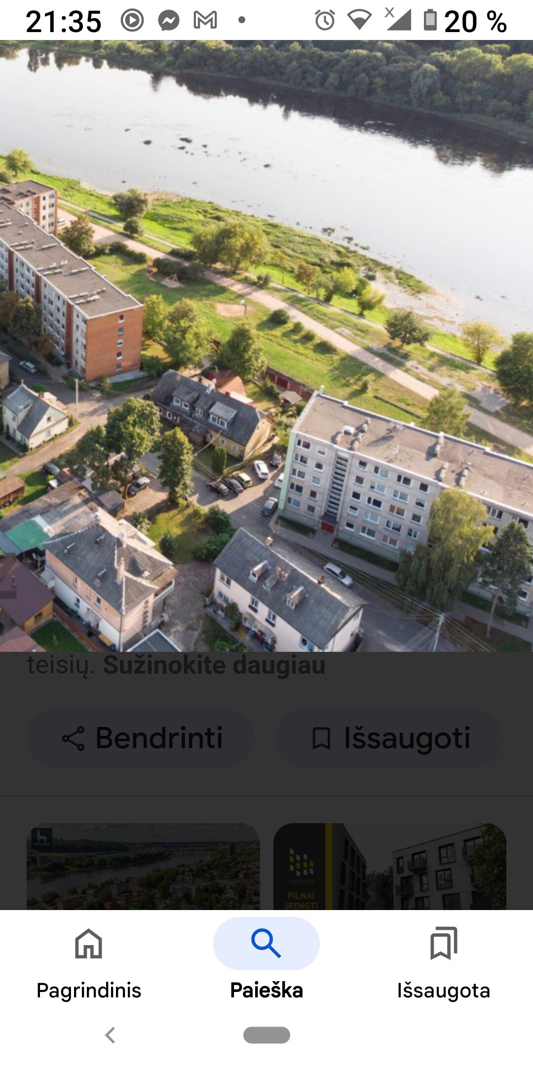 Namo dalį su garažų