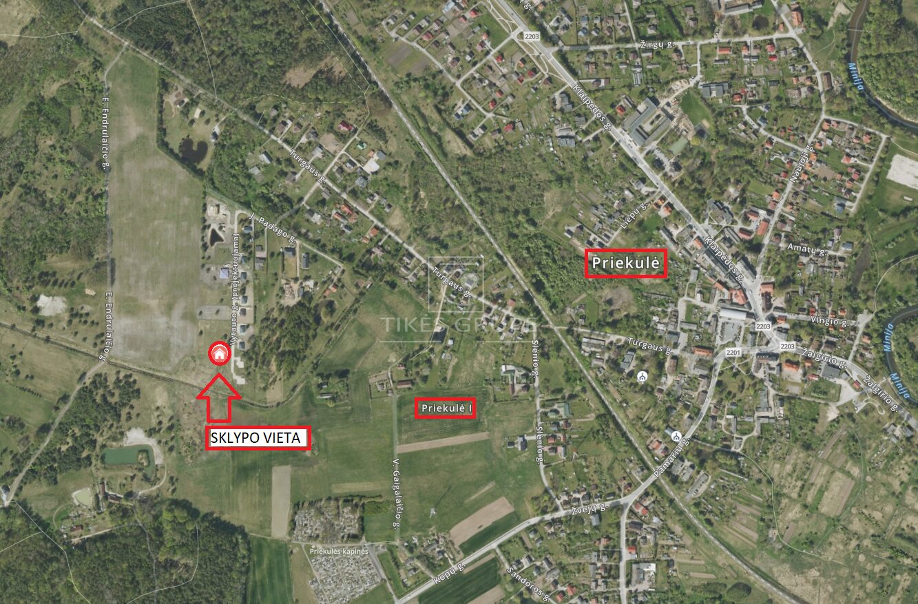 Parduodamas žemės sklypas Priekulėje I k., Vytauto g.