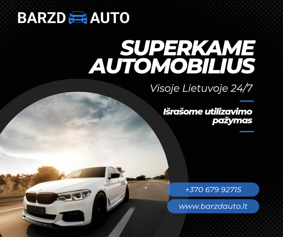 Automobilių supirkimas. KLAIPEDA