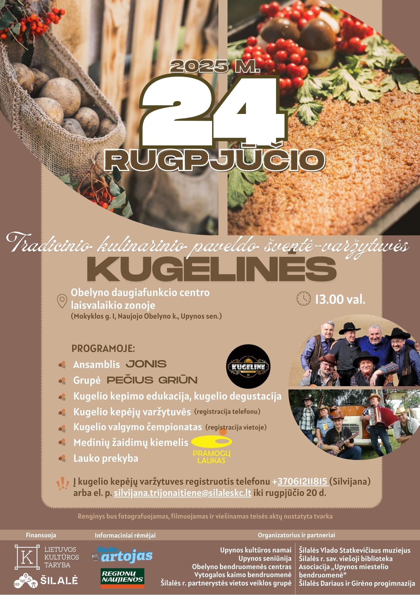 Tradicinio kulinarinio paveldo šventė varžytuvės "Kugelinės"