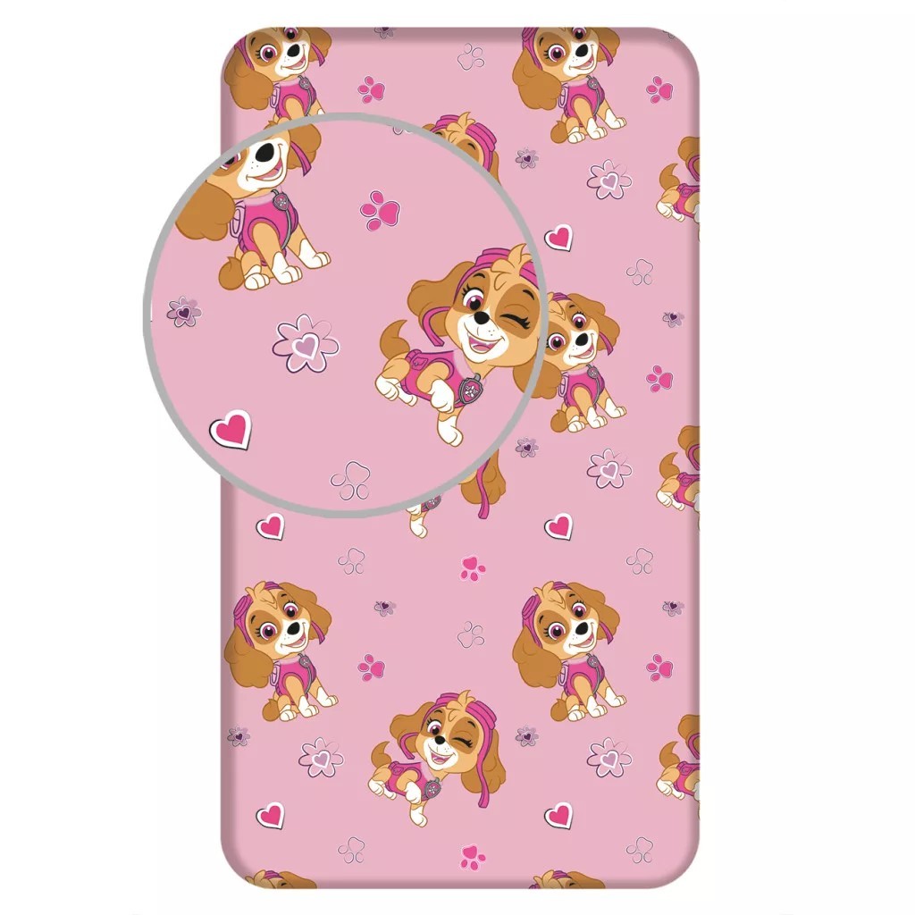 Paklodė su guma Paw Patrol Skye