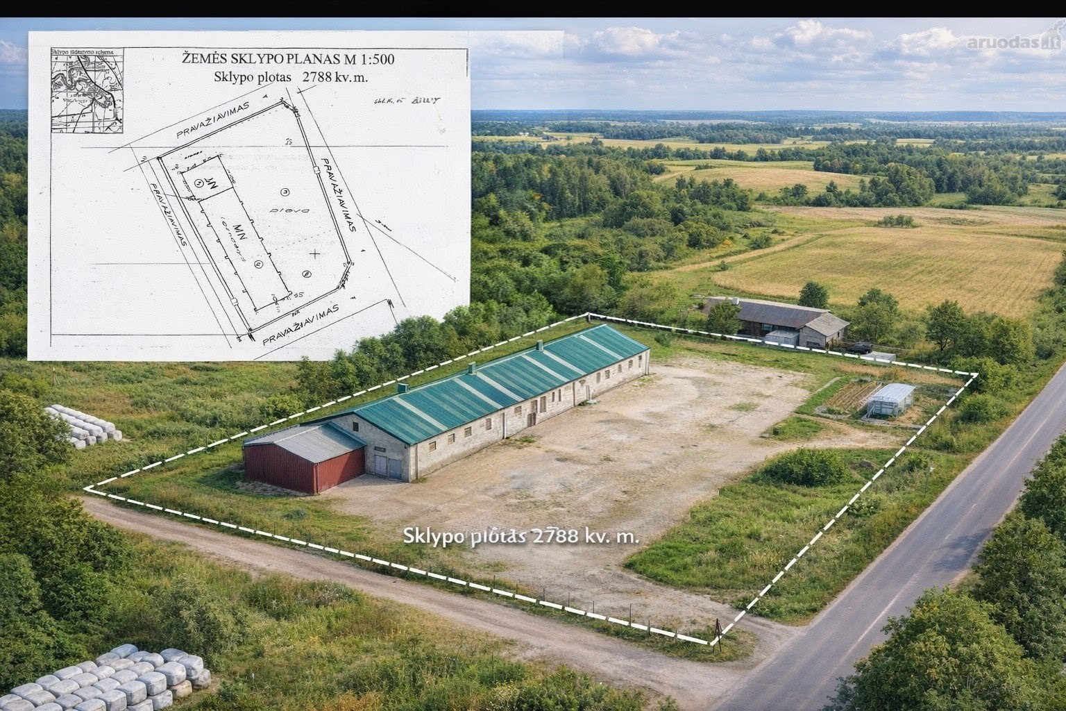 Vilkyčių k. Parduodamos patalpos