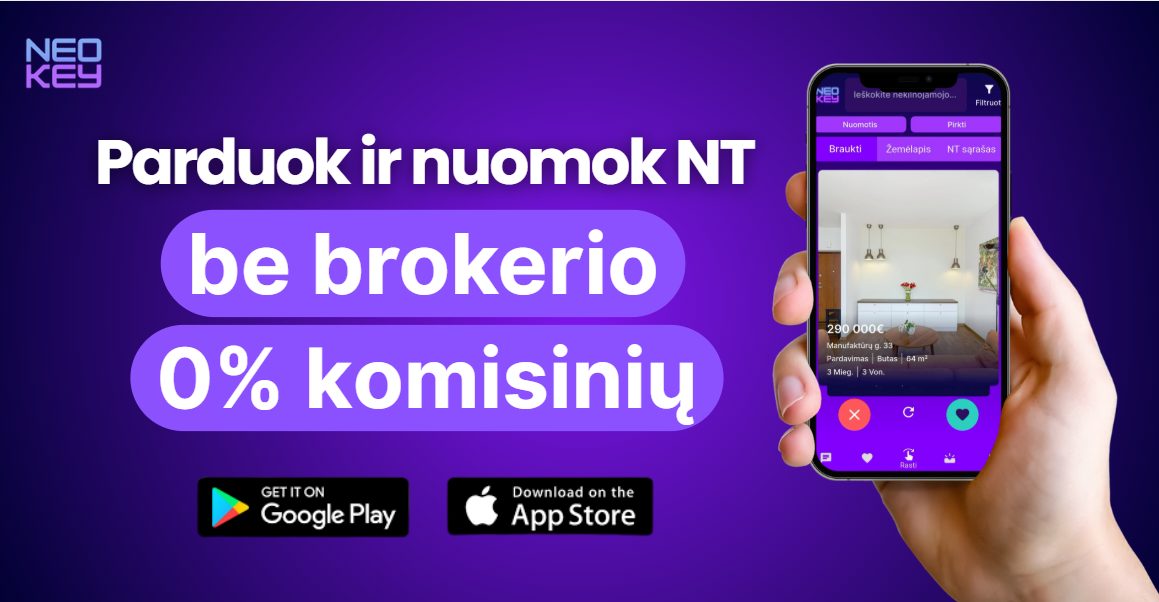 Neo Key – NT paslaugų ir skelbimų platforma | Butai, namai, komercija visoje Lietuvoje