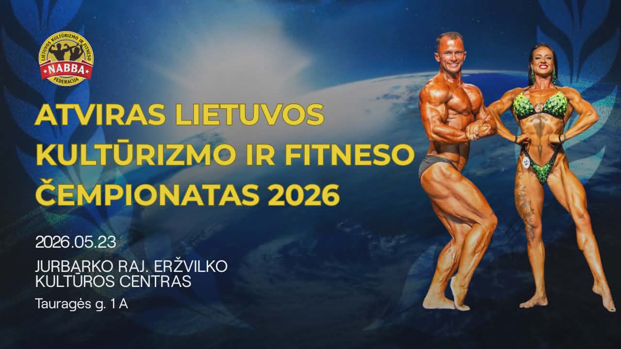Atviras Lietuvos kultūrizmo ir fitneso čempionatas 2026